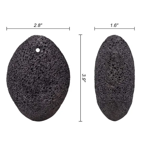 Miniatura 2 de Piedra pómez Hamalaya naturales de tierra Lava, PREMIUM Herramienta Pedicura y exfoliación, Removedor de callos para pies, suavizante de piel, piel