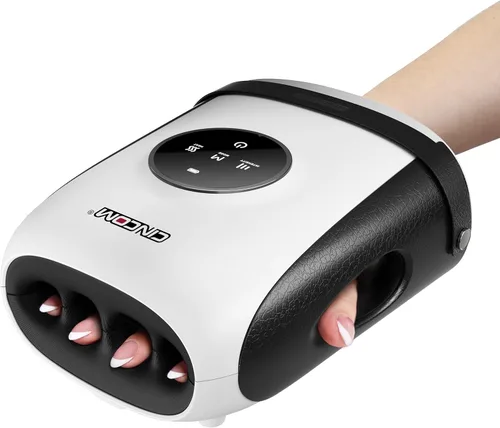 Miniatura 11 de CINCOM Masajeador de manos con calor y compresión, máquina de masaje de dedos y palma para aliviar el dolor, artritis y mejorar la circulación, Negro