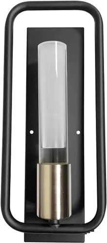 Dream lighting Aplique de Pared LED para Comedor de Casa Rodante 12V Luz Decorativa Interior con Interruptor Montaje en Pared – Negro Mate Blanco