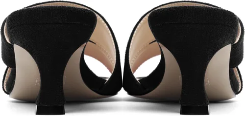 Miniatura 4 de MOVINSTEPS Sandalias de tacón bajo para mujer, de gamuza sólida, puntera cuadrada, de 2 pulgadas