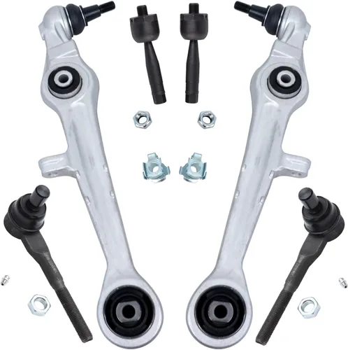 Miniatura 337 de Detroit Axle - Kit de extremo delantero para Chrysler 300 Dodge Charge Challenger 2011-2023, 2 brazos de control inferiores traseros 2 rótulas