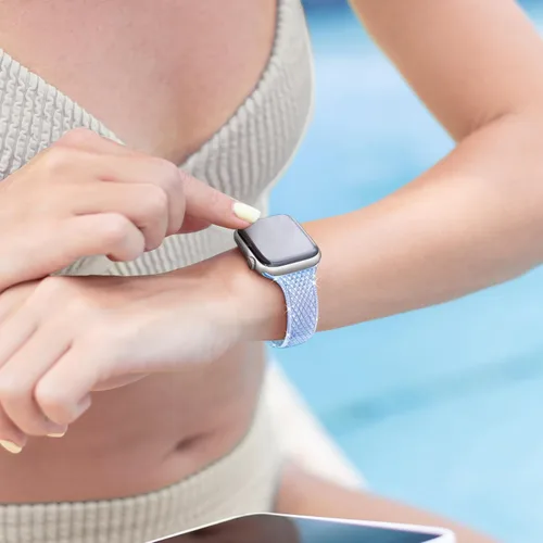 Miniatura 7 de Glitter Diamond Jelly Clear Sport Band Compatible with Apple Watch 45mm 44mm 42mm 41mm 40mm 38mm, iWatch SE2 SE Series 8/7/6/5/4/3/2/1,Waterproof