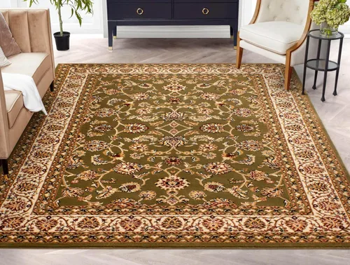 Miniatura 32 de Well Woven Barclay Collection Sarouk - Alfombra de área azul claro de 6 x 9 pies, para sala de estar, dormitorio y comedor