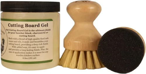 Miniatura 8 de Gel para tabla de cortar, tratamiento de cera de abejas y aceite mineral en uno, aceite mineral de grado alimenticio y cera de abejas