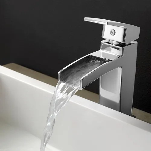 Miniatura 7 de Pfister Kenzo Llave para baño, sin plomo, de 4 pulgadas, centrada., LG42-DF0C Cromo pulido