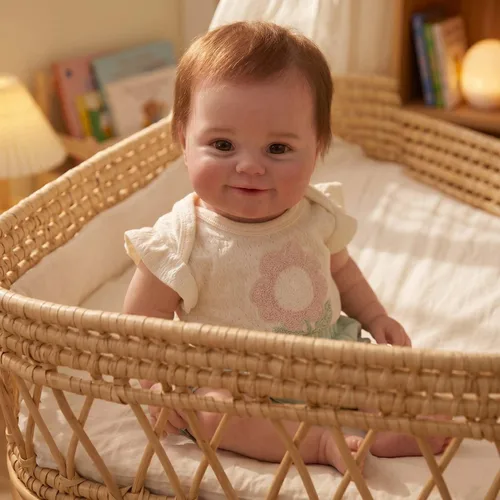 TERABITHIA Muñeca de bebé recién nacida realista de toque suave y abrazable - 50.8 cm Muñeca de niña renacida que se ve y se siente real con cabello