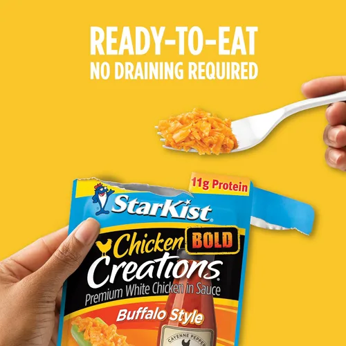 Miniatura 6 de StarKist Chicken Creations BOLD Buffalo Style - Bolsa de 2.6 oz