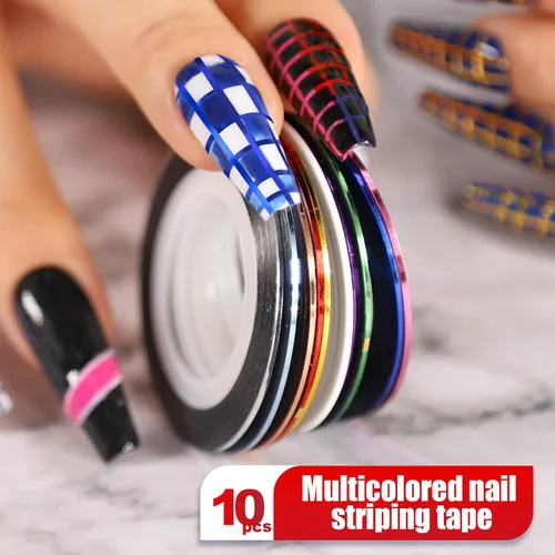 Miniatura 4 de Teenitor Diseñador de bolígrafos de uñas, herramienta de arte de uñas con 15 pinceles de pintura de uñas, herramienta de punteo de uñas, lámina