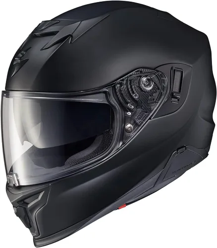 Miniatura 12 de ScorpionEXO - Casco integral T520 Dual Sport para motocicleta con bolsillos listos para altavoces Bluetooth, homologación DOT y ECE, modelo Zuse
