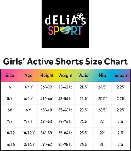 Miniatura 7 de dELiA*s Pantalones cortos deportivos para niña, paquete de 4 pantalones cortos deportivos para correr con riñonera (7-16)