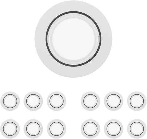 Miniatura 9 de LEDMyplace - Kit de 3 luces LED de disco de 3 x 3 W, luz blanca de 5000 K, luces LED debajo del gabinete, ángulo de haz de 120°, CRI 90+, 0V-10V