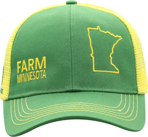 Miniatura 158 de John Deere Gorra de béisbol con logotipo y malla trasera con contraste, para hombre