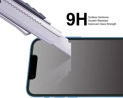 Miniatura 4 de Supershieldz Paquete de 2 protectores de pantalla antiespía diseñados para iPhone 13 Mini (5.4 pulgadas) + lente de cámara [vidrio templado]