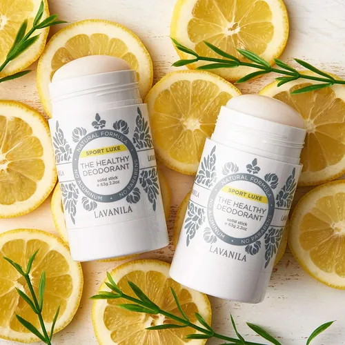Miniatura 8 de Lavanila Desodorante sin aluminio, Sport Luxe + Vanilla Lavender, 2 onzas cada uno, el desodorante saludable para hombres y mujeres, barra sólida