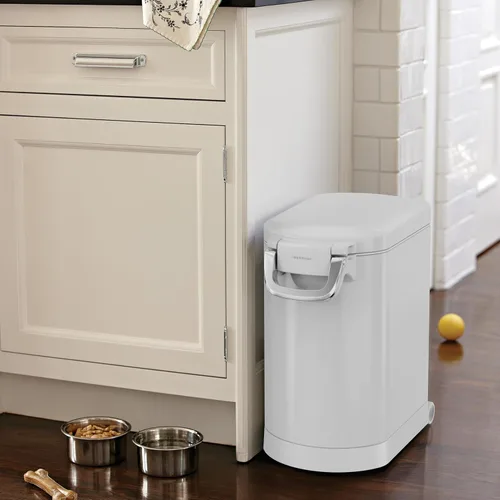 Miniatura 6 de simplehuman Contenedor mediano de almacenamiento de alimentos para mascotas, 25 litros, 27 lb / 12.2 kg, para alimentos para perros, gatos y aves
