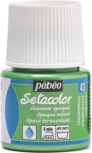 Miniatura 8 de Pebeo Setacolor - Pintura para tela (opaca, 45 ml), color dorado perla