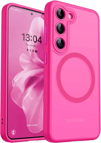 Miniatura 37 de CANSHN Funda diseñada para Samsung Galaxy A16-5G [protección completa de la cámara] [compatible con Magsafe] funda protectora trasera translúcida