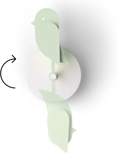 Birdie 2.0 - Monitor de CO2 de Diseño para Interiores - Medidor de Calidad del Aire para Hogar y Oficina - Promueve la Salud Mental y Física - Meadow