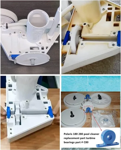 Miniatura 3 de ATIE 280 Limpiador de piscinas Rodamiento de turbina C80/EC80 Reemplazo para modelos Zodiac Polaris 280/180, limpiador de piscina, rodamiento