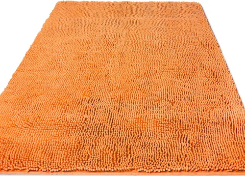 Miniatura 39 de Yeaban Alfombras pequeñas de baño de felpilla de 12 x 12 pulgadas, absorbentes y lavables, antideslizantes, de felpa y suaves para baño, ducha