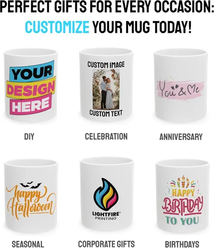 Miniatura 4 de Taza de café personalizada – Taza de cerámica personalizada con foto, texto o logotipo Taza de té personalizada con foto o mensaje Idea