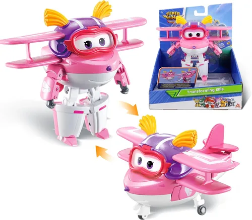 Miniatura 18 de Super Wings Toys Tino - Dinosaurio de 15 pulgadas, temporada 6, nuevo personaje, figuras de acción de Dinasour con niebla de agua, luz intermitente