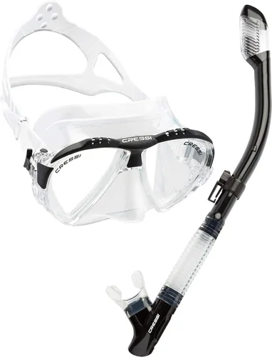Miniatura 9 de Cressi Juego de esnórquel para adultos Máscara y snorkel Máscara de silicona cómoda de primera calidad Snorkel superior seco Diseñado
