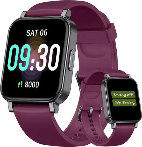 Miniatura 9 de Reloj podómetro, apto para personas mayores, no requiere aplicación/teléfono, reloj de seguimiento de fitness impermeable con contador de pasos