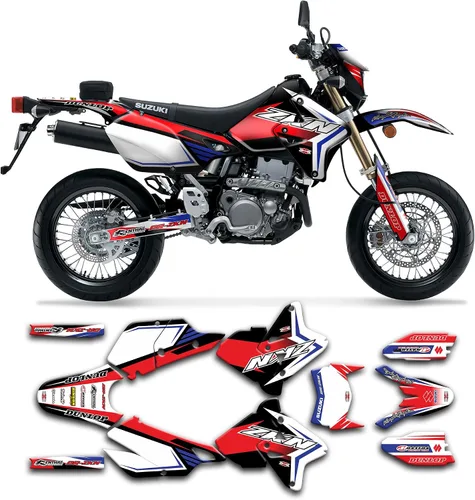 Miniatura 14 de Kit de calcomanías personalizadas para Suzuki DRZ400 E / DRZ400 Enduro / DRZ400E / DR-Z400E / DRZ400 EN 1999-2024, SZDRSE9919003-KO