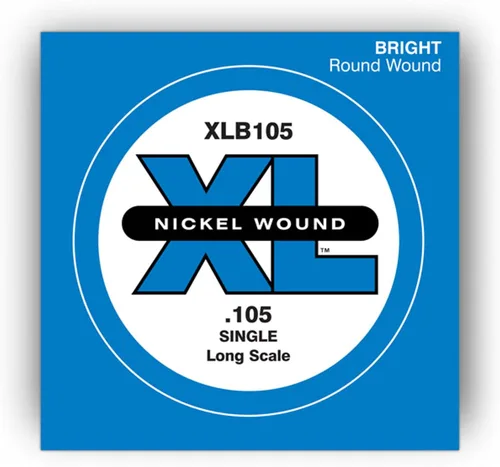Miniatura 3 de D'Addario XLB020P Guitarra Bajo de Acero Liso Cuerda Simple, Escala Larga, .020