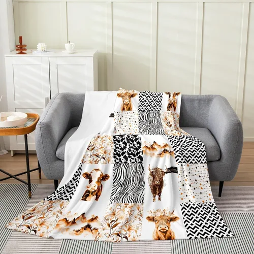 Miniatura 9 de Feelyou Manta de vellón de gatos para mascotas, para todas las estaciones, manta de cama con estampado de galaxia morada, bonita manta mullida