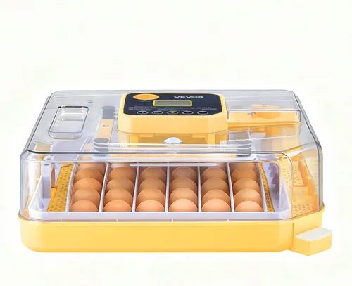 Miniatura 10 de VEVOR Incubadora de 48 huevos, incubadora automática con volteador de huevos y vela LED, pantalla de temperatura y control automático de humedad