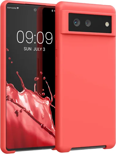 Miniatura 379 de kwmobile Funda Compatible con Google Pixel 6 Pro - Funda de Teléfono de Silicona TPU con Acabado Suave - Azul Caribe