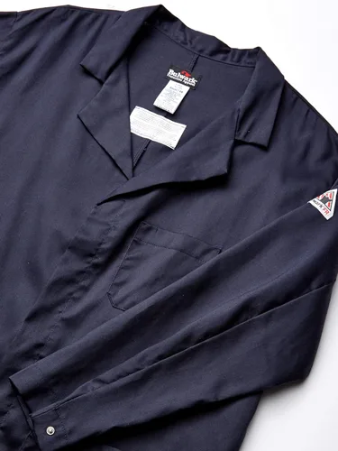 Miniatura 4 de Bulwark mens Fr Concealed Snap-front Lab Coat