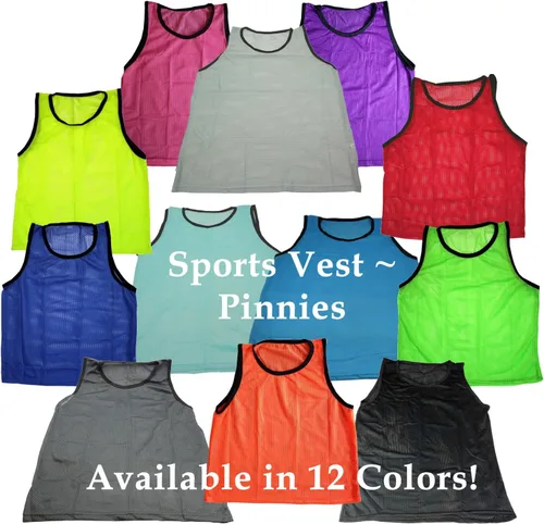 Miniatura 7 de BlueDot Trading Adult & Youth Scrimmage Training Vests for Soccer, Basketball & More – Available in 1, 6, 12, 24 Packs