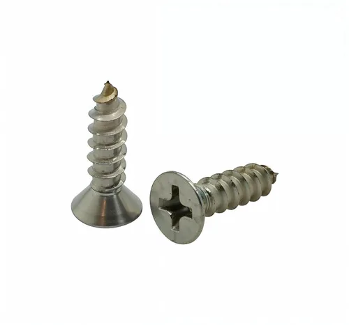 Miniatura 8 de BCP Fasteners 100 uds. #6 x 3/4" Tornillos de cabeza plana 304 inoxidables Phillips para madera (BCP18)