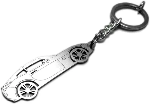 Miniatura 4 de AWA Llavero con anillo para Pontiac Solstice de acero con colgante de llave de automóvil, regalo de automóvil, accesorios de diseño de automóvil