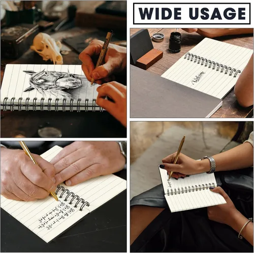 Miniatura 4 de Jutom 18 piezas de pequeños cuadernos en espiral, blocs de notas 3x5 a granel, pequeños cuadernos de bolsillo, mini blocs de notas con páginas