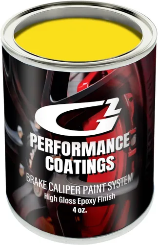 Miniatura 6 de G2 Sistema de juego de pintura para pinzas de freno de alta temperatura amarillo G2161