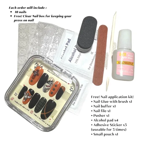 Miniatura 9 de Boudoir red angel! press on nails, False nail, fake nails, handmade, nail art design by make.a.nail.make.a.wish