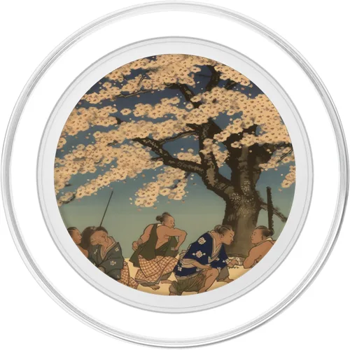 Miniatura 2 de Floral Grapple Sumo Renaissance Fusion of Blossoms PopSockets MagSafe PopGrip for iPhone