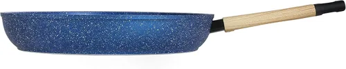 Miniatura 2 de Sartén antiadherente de granito de 12 pulgadas para tortilla (compatible con inducción) (azul océano)