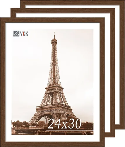 Miniatura 167 de VCK Marcos para póster de madera maciza de 22.375 x 34 pulgadas, marco de fotos A1 negro con montaje en pared, paquete de 3