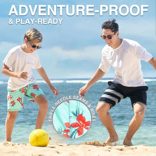 Miniatura 120 de Kanu Surf Traje de baño Yolo de secado rápido UPF 50+ para niños