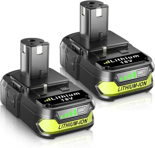 FERRYBOAT Paquete de 2 baterías de repuesto P102 de 3.6 Ah para Ryobi de 18 V para herramientas eléctricas inalámbricas de 12-18 V P108 P103 P105