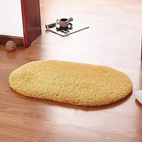 Miniatura 11 de JYDQM Tapete de baño grueso con memoria para inodoro, bañera, sala de estar, puerta, baño, absorbente, tapete antideslizante para el suelo del pie