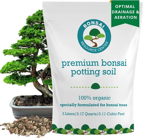 Suelo de bonsái 100% orgánico – Mezcla para macetas totalmente natural y bien drenante para bonsáis saludables, suculentas, cactus y kokedama |