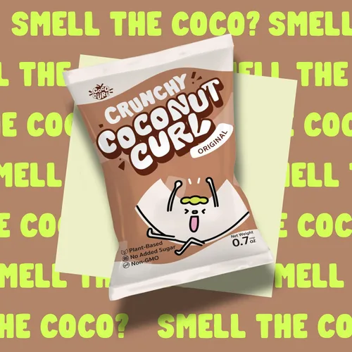 Miniatura 4 de COCOCURL Chips de Coco Crujientes Originales Artesanales – Aperitivo Saludable Sin Azúcar, A Base de Plantas, Sin Gluten, Coco Suavemente Tostado
