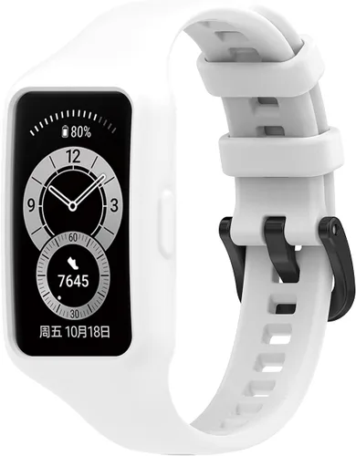 Miniatura 5 de Senter Correa de repuesto de goma suave de liberación rápida para Huawei Band 7 Smart Watch 10 pzas