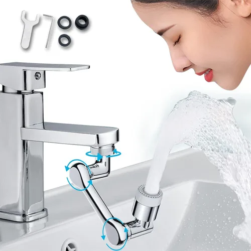 Miniatura 9 de Extensor de grifo de 1080° para lavabo de baño, aireador extensor de grifo giratorio, accesorio de grifo giratorio, aireador de grifo giratorio